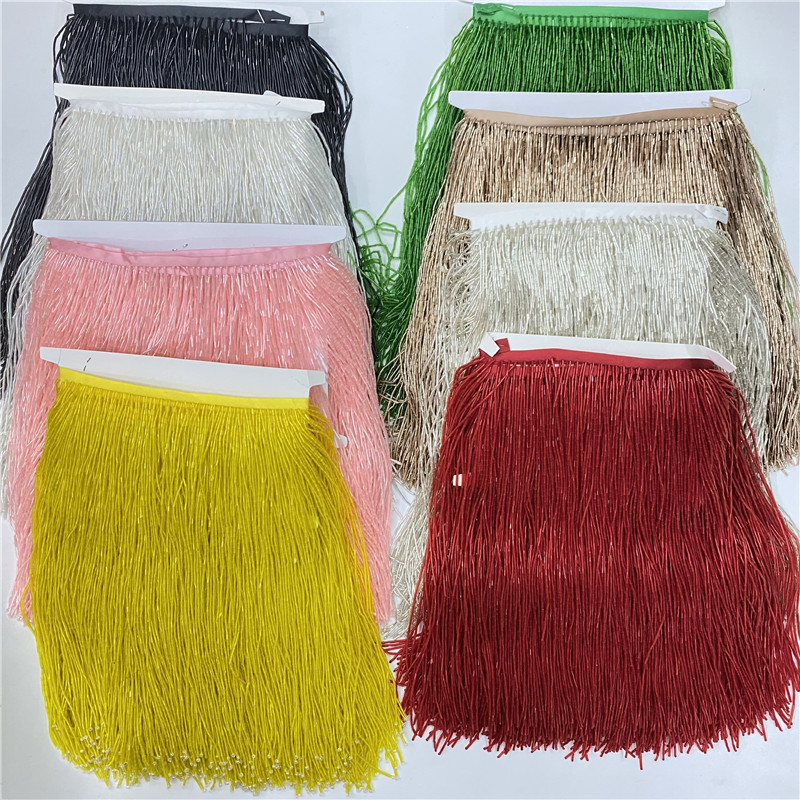 Beaded Trim Fringe - 2metros/lot 30cm Breite Hohe Qualität Quasten