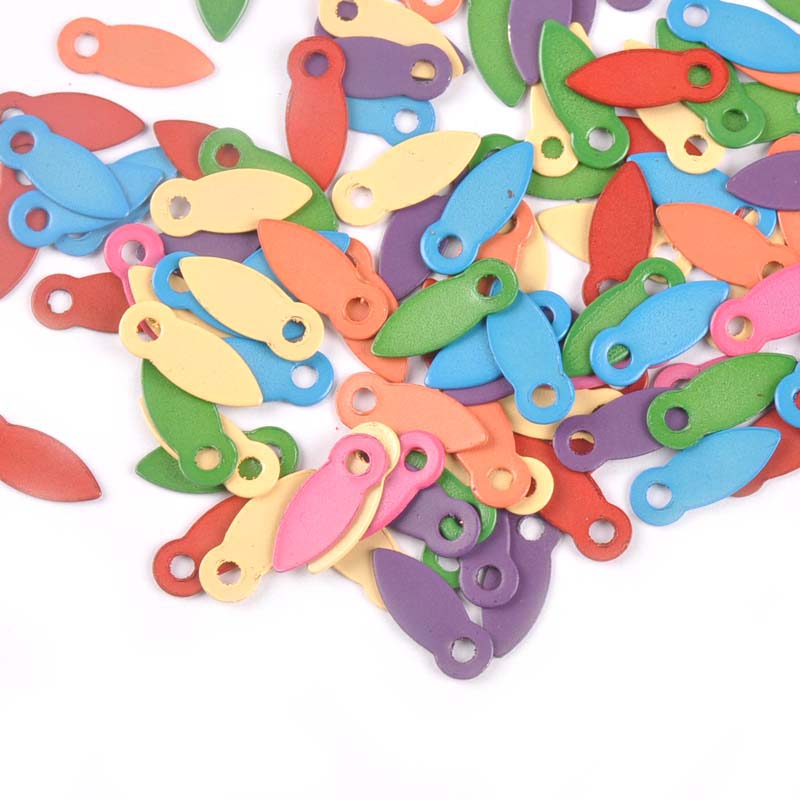 Embellishments For Scrapbooking - 100 Stück mehrfarbige Brads für Scrapbook-Verzierungen,