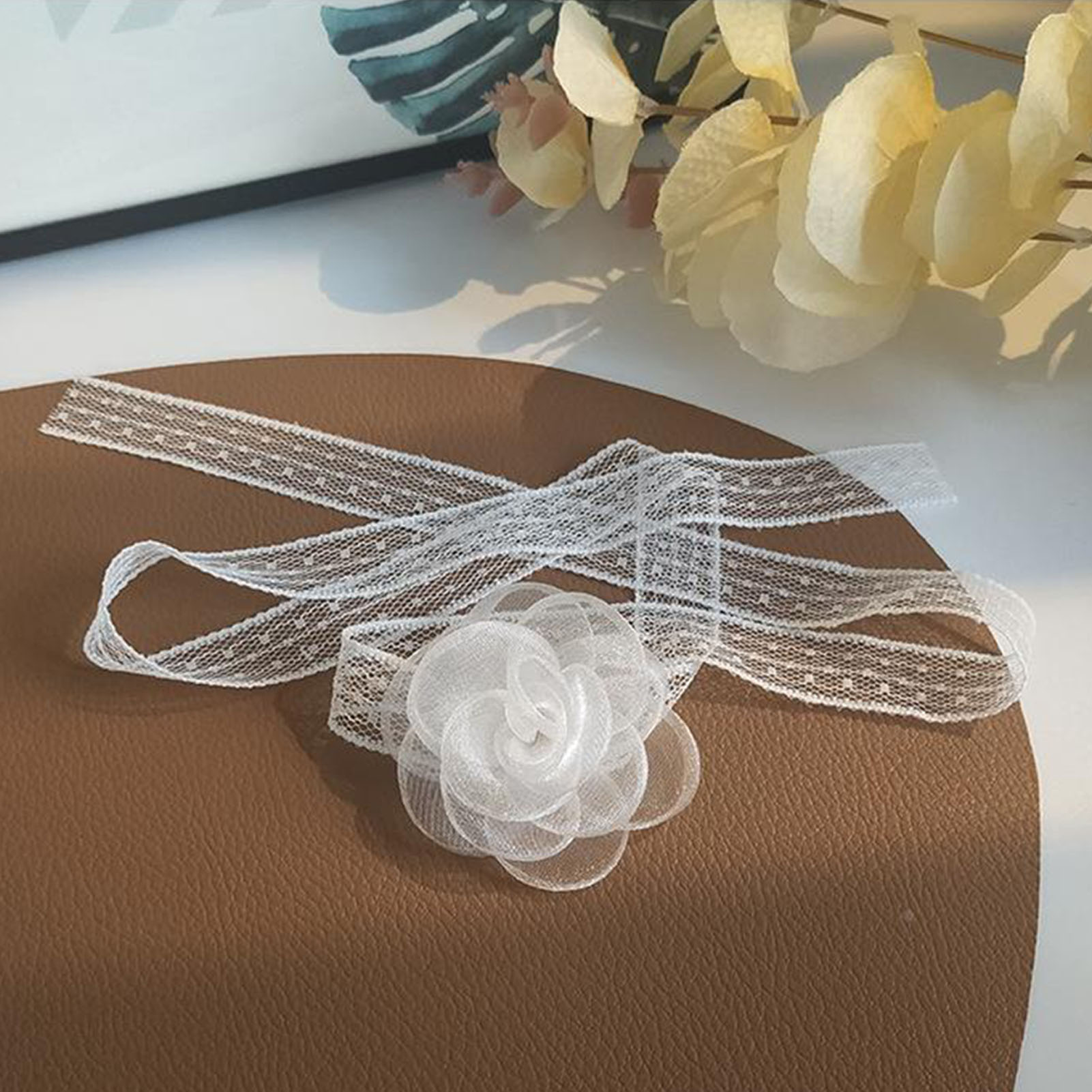 Spitzenband-Stirnband mit Rose – Lace Ribbon Trim Bewertung und Preis
