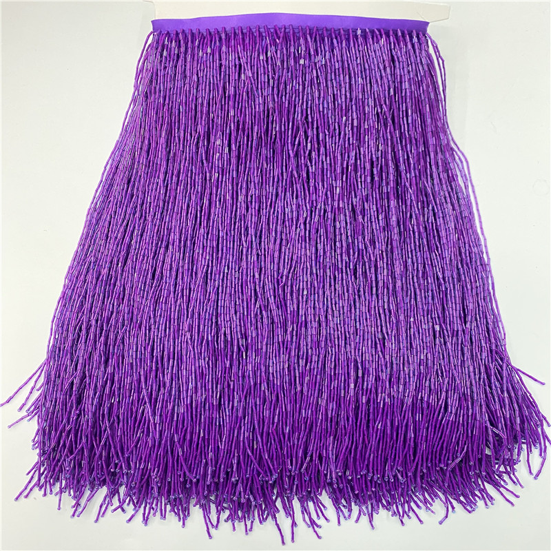2metros/lot 30cm Breite Hohe Q – Beaded Trim Fringe Bewertung und Preis
