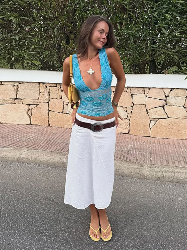 Sexy Pailletten-Weste und Rock – Lace Ribbon Trim Bewertung und Preis