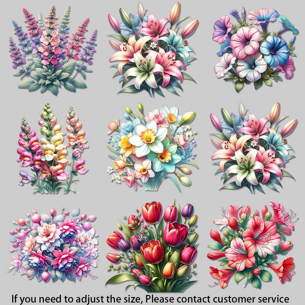 Vintage-Aquarell-Blumen-Aufbüg – Embellishment Crafts Bewertung und Preis