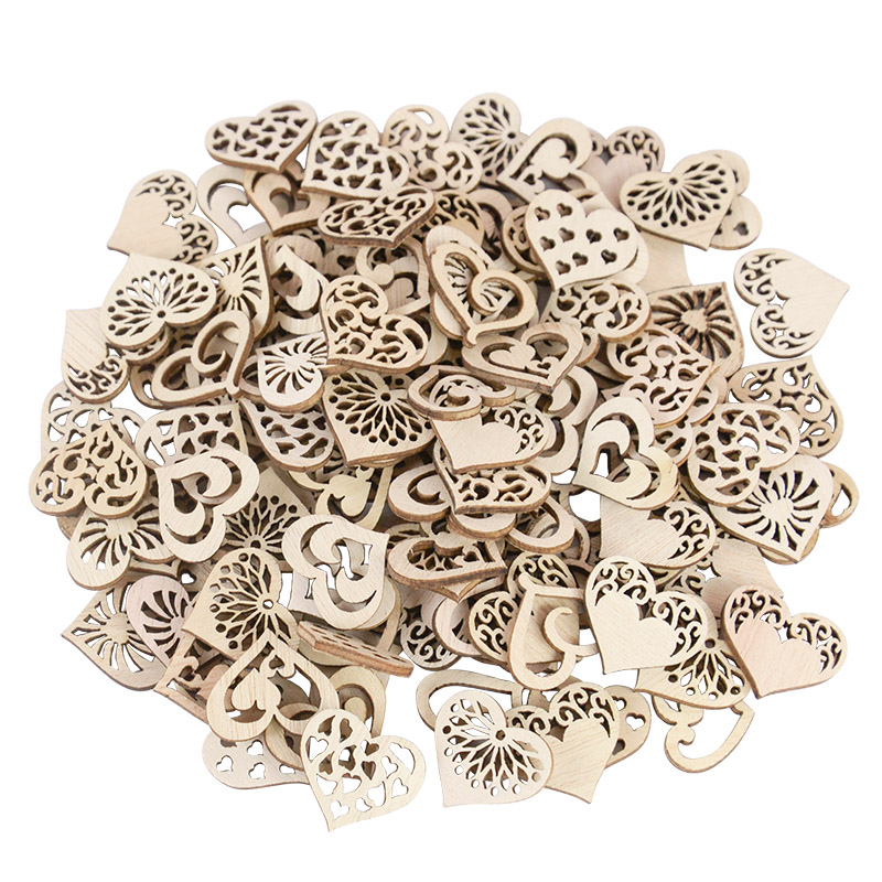 50/100 Stück ausgehöhltes Herz – Embellishments For Scrapbooking Bewertung und Preis