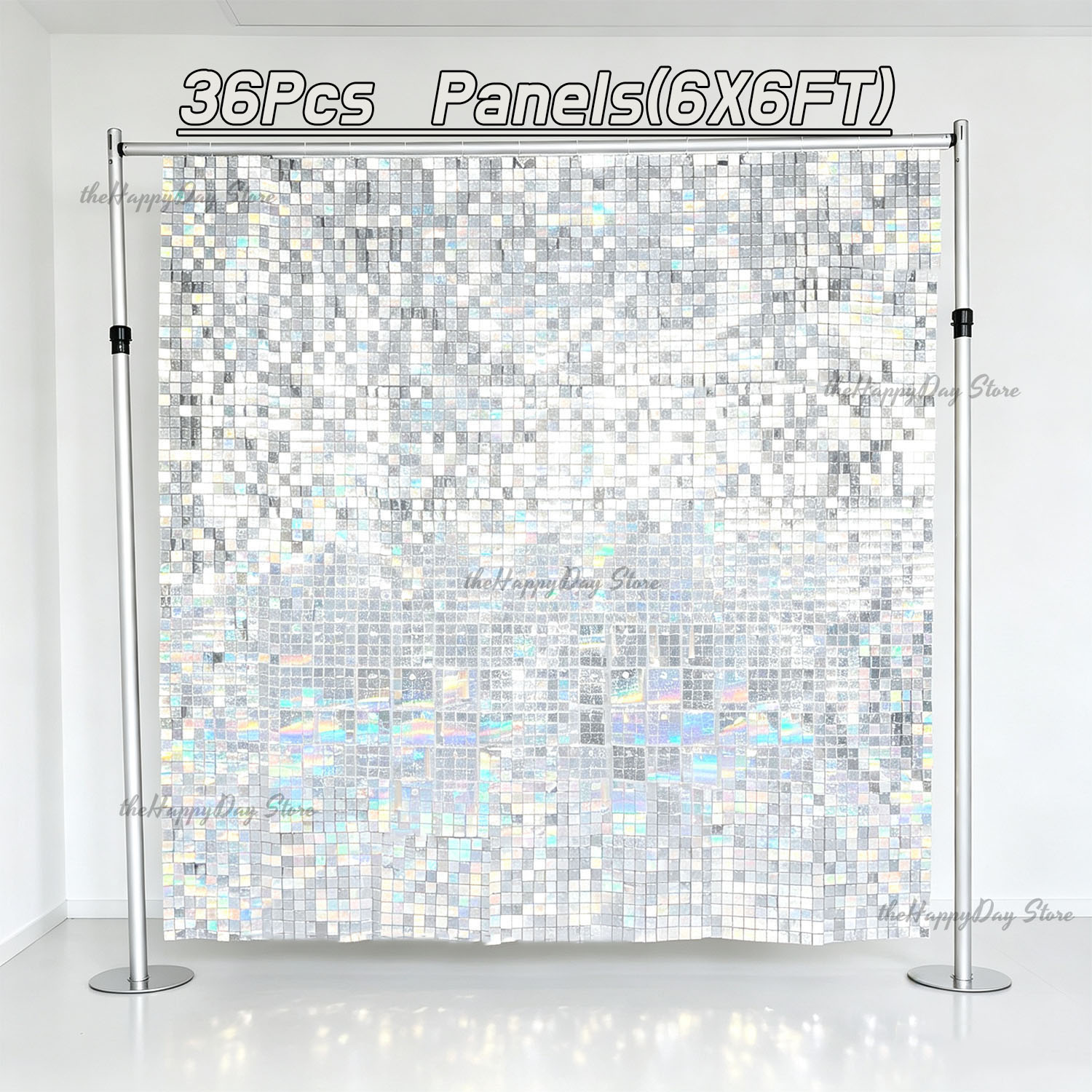 18-3 Stück Schimmer-Wand-Hinte – Sequin Fabric Panel Bewertung und Preis