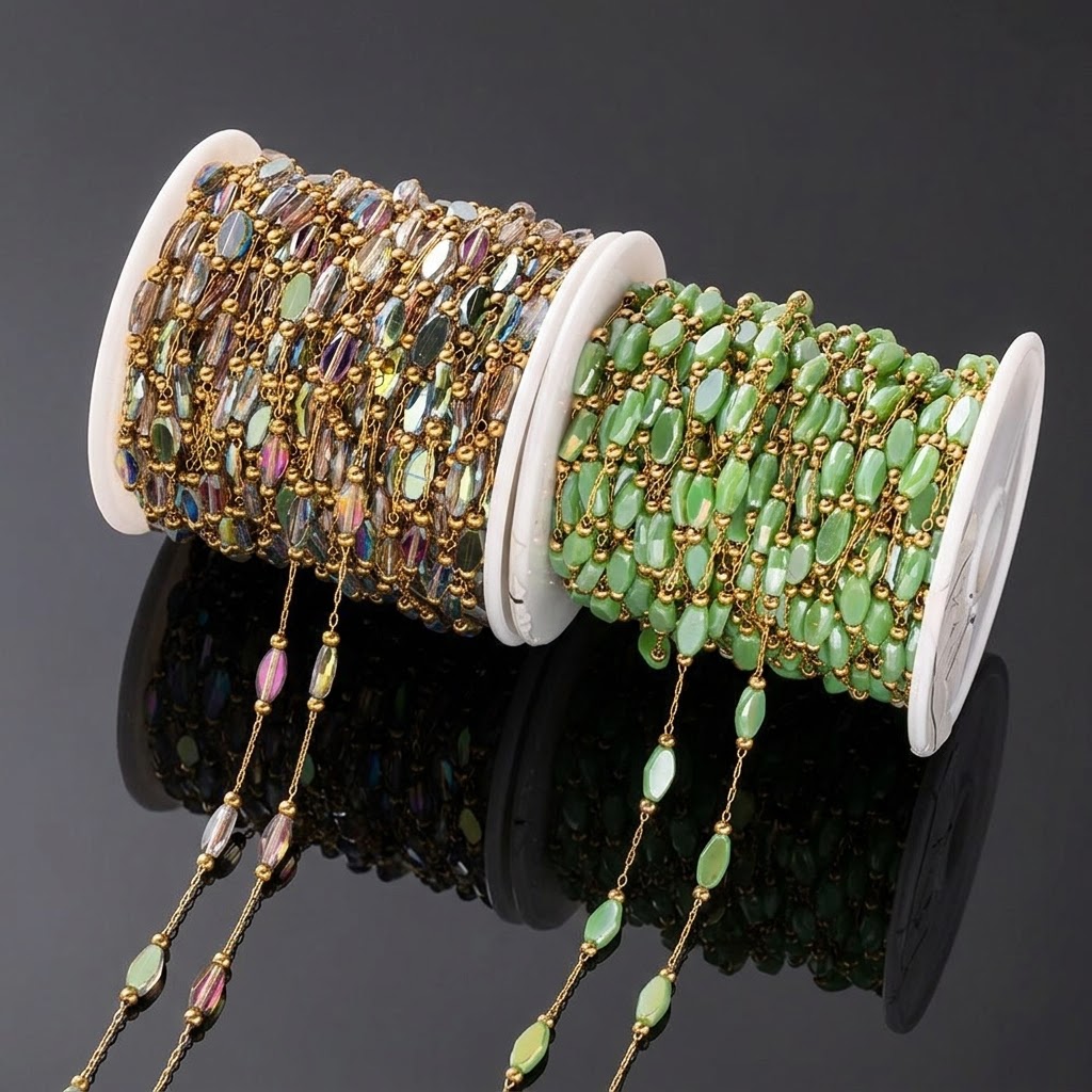 1 Meter Edelstahl-Ketten mit g – Pearl Trim Chain Bewertung und Preis