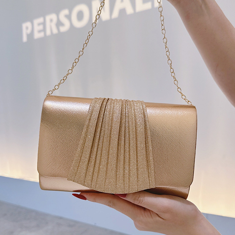 Goldene kleine Abend-Clutch fü – Tassel Fringe Trim Bewertung und Preis