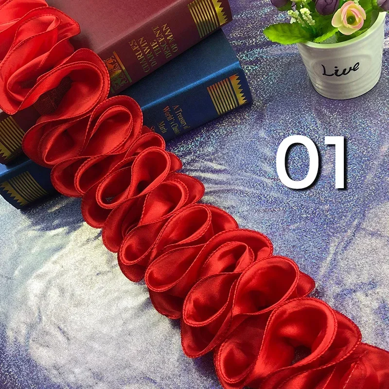 5 Yards Plissee Rüschenbesatz  – Lace Ribbon Trim Bewertung und Preis
