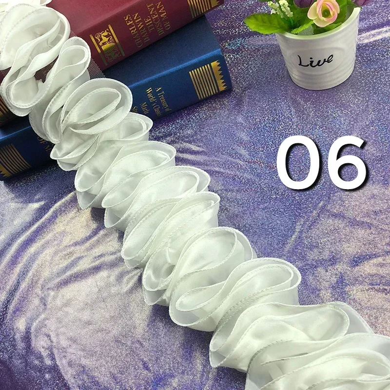 5 Yards Plissee Rüschenbesatz  – Lace Ribbon Trim Bewertung und Preis